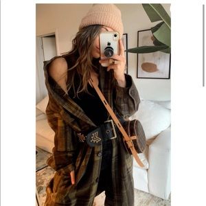 12th Tribe Olive Long Jacket